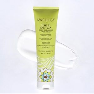 PACIFICA Kale Detox Deep Cleansing Face Wash Cleanser (5 oz)